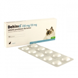 Дехинел антигельминтик для кошек с ароматом мяса - Средства и таблетки от глистов для котов