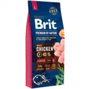 Brit Premium Dog Junior L Сухий корм для цуценят великих порід із куркою