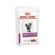 Влажный корм Royal Canin Renal Feline Chicken 85 г для кошек с почечной недостаточностью