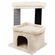 Когтеточка Коттедж бежевая