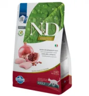 Сухий корм Farmina N&D Grain Free Prime Chicken & Pomegranate Adult для дорослих котів, з куркою та гранатом, ПРОБНИК 50 г  