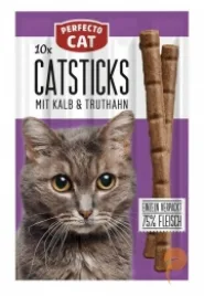 Perfecto CAT Catsticks палочки с индейкой и ягненком