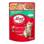 Мяу консерви для кошенят 80 г 364294