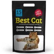 Наповнювач для котів Best Cat 15 л Білий / чорний