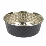 Миска для собак Diamond чорна 1.6 мл М184