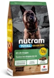 Nutram T26 Total Grain-Free Lamb&lentils Dog Беззерновой корм для собак на всех стадиях жизни с ягненком и чечевицей