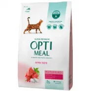 Акція! OptiMeal Veal Extra Taste Cat Сухий корм для котів з телятиною
