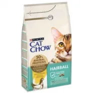 Акція! Cat Chow Hairball Control Сухий корм для котів з контролем утворення грудок вовни в шлунково-кишковому тракті з куркою, 1,5 кг