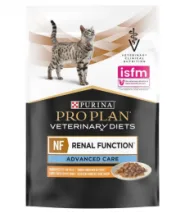 Влажный корм Purina Pro Plan Veterinary Diets NF Kidney Function Advanced Care Mousse для кошек с продвинутой стадией почечной недостаточности, мусс, 85 г  
