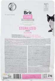 Brit Care Cat Grain-Free Sterilized Sensitive Беззерновий корм для стерилізованих котів із чутливим травленням з кроликом 0