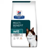 Hill's Prescription Diet w/d Multi-Benefit Сухий корм для котів із проблемами травлення та надмірною вагою з куркою