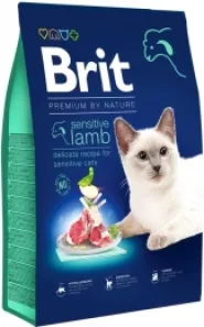 Brit Premium by Nature Cat Sensitive Lamb Сухой корм для котов с чувствительным пищеварением с ягнёнком
