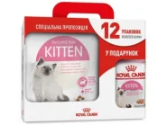 АКЦІЯ Royal Canin Kitten сухий корм для кошенят 2 кг + 12 паучів