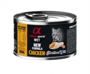 Консерва Alpha Spirit Chicken for Sterilized Cat з куркою, для стерилізованих котів, 200г.