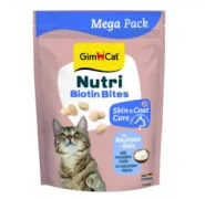 Витаминизированные лакомства GimCat NUTRI BIOTIN BITES для кошек с маскарпоне и биотином
