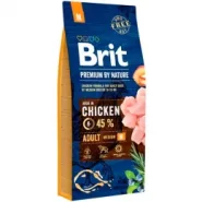 Brit Premium Dog Adult М Сухий корм для собак середніх порід із куркою