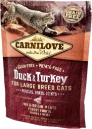 Carnilove Duck&Turkey for Large Breed Cats Сухий корм для великих порід котів з качкою та індичкою