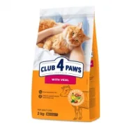Корм Club 4 Paws Adult Cats With Veal Сухой для взрослых кошек с телятиной 