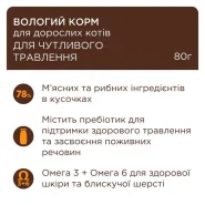 Клуб 4 лапы влажный корм для кошек курица в соусе, 80 г 0
