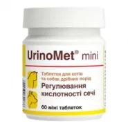 Dolfos UrinoMet mini Регулятор кислотности мочи у собак малых пород и кошек