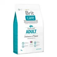 Brit Care GF Adult Salmon & Potato Гипоаллергенный корм для собак средних пород с лососем и картофелем 3кг + консерва Brit Dog 400 г