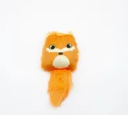 Игрушка Лиса с кошачьей мятой, 14 см