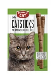 Perfecto CAT палочки с курицей и кроликом