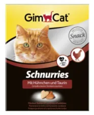  Сердечки-витамины GimCat NutriVitaminBitesдля кошек с таурином и курицей