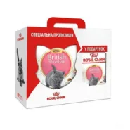 АКЦИЯ Royal Canin British Shorthair Kitten сухой корм для британских короткошерстных котят 2 кг + 12 паучей