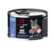 Корм Alpha Spirit Anchovy with Red Apple вологий для дорослих котів з анчоусами та яблуками 200 гр.