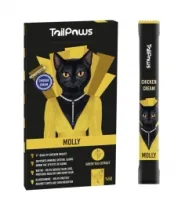 Крем Tail Paws Molly cat таурин/лейцин/лизин с курицей 5*15 г.