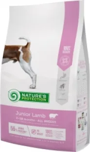 Корм Nature's Protection Junior Lamb All breeds для собак-юніорів з ягням 2 кг.