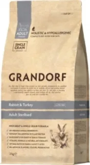 Grandorf Rabbit&Turkey Adult Medium Maxi Сухий корм для собак середніх і великих порід із кроликом та індичкою