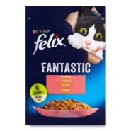 Purina Felix влажный корм для кошек с лососем в желе 85гр