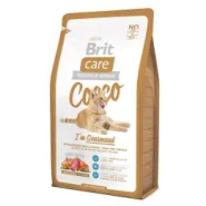 Brit Care Cat Cocco I am Gourmand Беззерновий корм для вибагливих котів із чутливим травленням із качкою та лососем