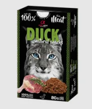 Лакомство Alpha Spirit Natural Snack Duck для кошек, с уткой, 80 г