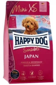 Happy Dog Sensible Mini XS Japan Сухой корм для собак миниатюрных пород с форелью и водорослями