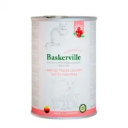 Вологий корм для літніх котів Baskerville з ягням та журавлиною, 400 г