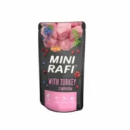 Консерва Dolina Noteci Rafi мини паштет для собак (индейка/черника/клюква), 150 г