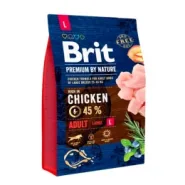 Brit Premium Dog Adult L Сухий корм для собак великих порід із куркою