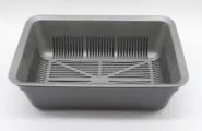 Лоток для кота Дніпро глибокий з сіткою 40*27*13 см