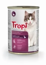 Консерва Tropi в соусі для кішок з гусем, 415 г