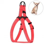 Шлея для собак BronzeDog коралловая пластиковый фастекс 1224 68Т