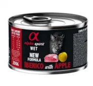 Влажный корм Alpha Spirit Iberian Pork with Yellow Apple для взрослых кошек, с иберийской свининой и желтым яблоком, 200 г