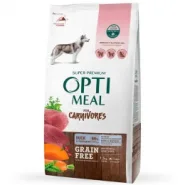 OptiMeal Adult Dog Grain Free Carnivores Duck&Vegetables Беззерновой корм для собак с уткой и овощами