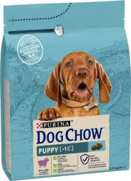 Акция -20%! Dog Chow Puppy Сухой корм для щенков с ягненком, 2,5 кг 0