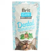 Лакомство Brit Care Dental для кошек для здоровья зубов и десен с индейкой 50 гр.