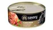 SAVORY Вологий корм для стерелізованних котів з куркою