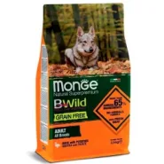 Monge BWild Grain Free Duck Adult All Breeds Беззерновой корм для собак всех пород с мясом утки и картофелем, 2,5 кг