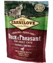 Carnilove Duck&Pheasant for Adult Cats Hairball Control Сухий корм для виведення шерсті у котів з качкою та фазаном